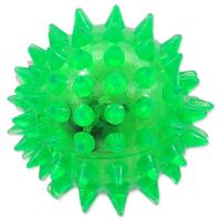Hračka DOG FANTASY míček LED zelený 5cm