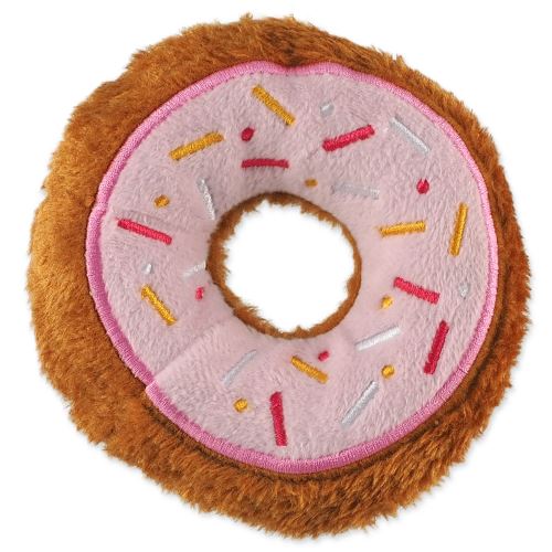 Hračka DOG FANTASY donut růžový 12,5cm