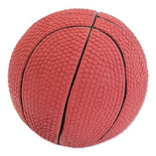Hračka DOG FANTASY Latex basketball míč se zvukem 7,5cm