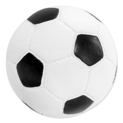 Hračka DOG FANTASY Latex fotbalový míč se zvukem 7,5cm