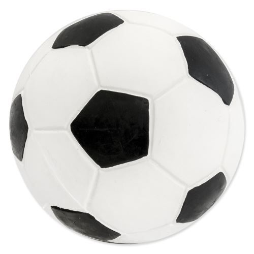 Hračka DOG FANTASY Latex fotbalový míč se zvukem 10cm