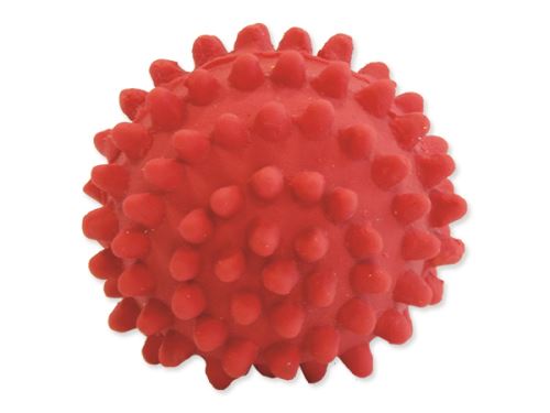 Hračka DOG FANTASY Latex míč s bodlinami a zvukem mix barev 4cm