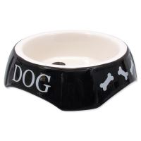 Miska DOG FANTASY potisk Dog černá 18,5 cm