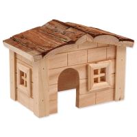 Domek SMALL ANIMAL dřevěný jednopatrový 20,5x14,5x12cm