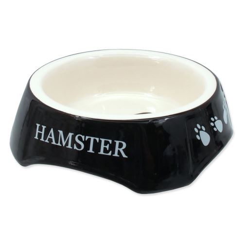 Miska SMALL ANIMAL potisk Hamster černá