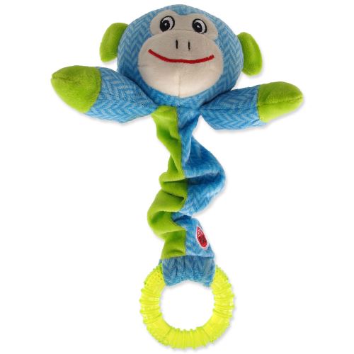 Hračka LET'S PLAY Junior opice modrá 30cm