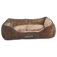 Pelíšek SCRUFFS Chester Box Bed čokoládový (216867945)