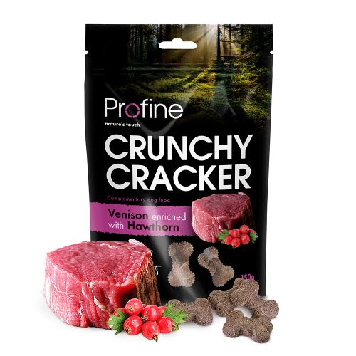Profine Dog Crunchy Cracker Venison enriched with Hawthorn 150g