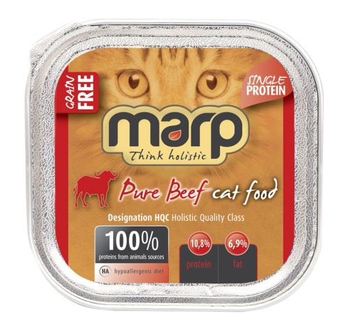 Marp Beef vanička pro kočky s hovězím 100g