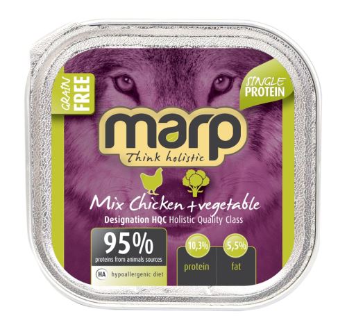 Marp Mix vanička pro psy kuře+zelenina 100g
