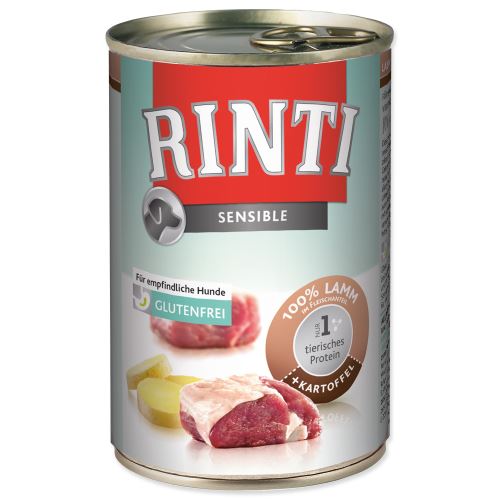 RINTI Sensible konzerva jehně + brambory 400g