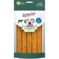 Dokas Churros s hovězími játry, batáty a moučnými červy 150g Dokas Churros s hovězími játry, batáty a moučnými červy 150g