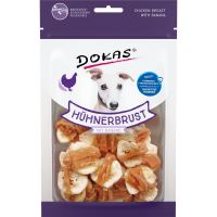 Dokas - Kuřecí prsa s banánem 70g Dokas - Kuřecí prsa s banánem 70g