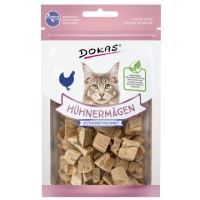 Dokas – Mrazem sušené kuřecí žaludky pro kočky 12g