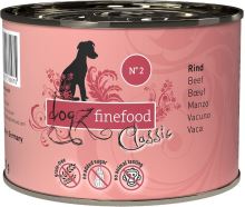 Konzerva Dogz finefood No.2 - s hovězím masem 200g Konzerva Dogz finefood No.2 - s hovězím masem 200g